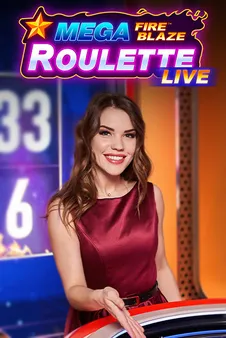 Mega Fire Blaze Roulette game poster in the Basswin Casino library